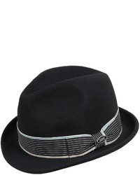 Dorfman Pacific Headwear Dpc Wool Felt Snap Brim Fedora Hat