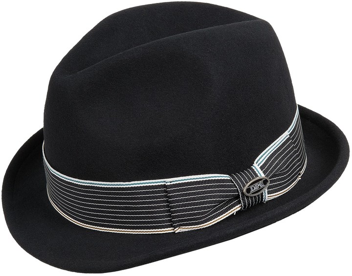 Dorfman Pacific Headwear Dpc Wool Felt Snap Brim Fedora Hat 16 Sierra Trading Post Lookastic