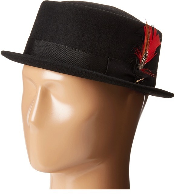 flat brim pork pie hat