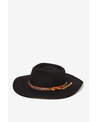 Nasty Gal Factory Damn Yankee Wool Panama Hat