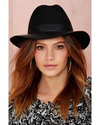 Nasty Gal Leave Your Hat On Wool Panama Hat