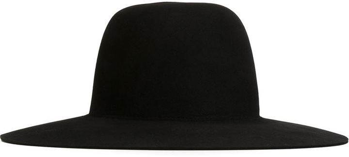 off white wide brim hat