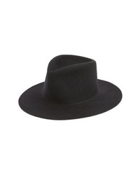 CLYDE Pinch Wool Felt Wide Brim Hat
