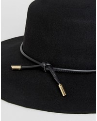 Ted Baker Rope Trim Flat Brimmed Hat