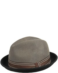 Sinatra Two Tone Wool Felt Fedora Hat