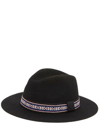 Sole Society Wide Brim Fedora With Tribal Band