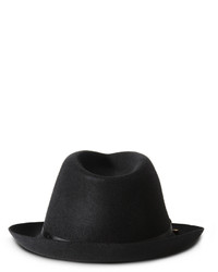 Stella McCartney Black Falabella Wool Hat