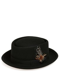 Tildon Feather Embellished Wool Bowler Hat