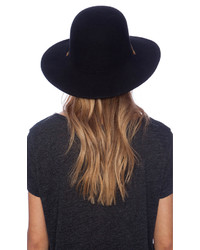 Brixton Tiller Wide Brim Hat In Black