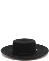 Forever 21 Wide Brim Studded Wool Fedora