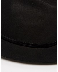 Catarzi Wide Brim Unstructured Fedora Hat