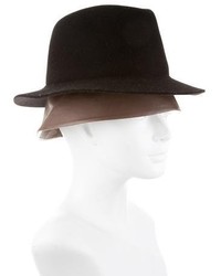 Balenciaga Wool Leather America Hat