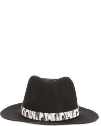 Rag & Bone Wool Leather Trimmed Hat