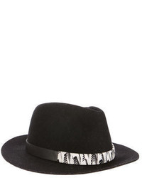 Rag & Bone Wool Leather Trimmed Hat
