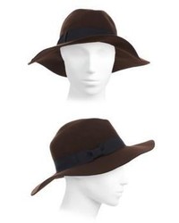 Saks Fifth Avenue Wool Wide Brim Hat