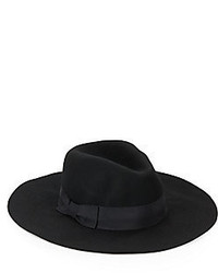 Saks Fifth Avenue Wool Wide Brim Hat