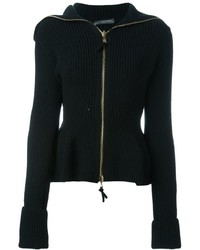 Alexander McQueen Knit Peplum Jacket