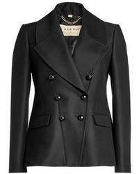Burberry Ashfield Jacket With Virgin Wool And Cotton