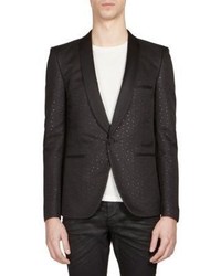 Saint Laurent Classic Shawl Collar Virgin Wool Jacket