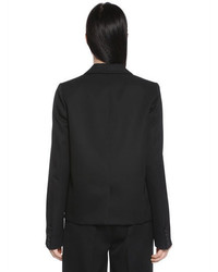 Rochas Cool Wool Jacket W Sequined Bow