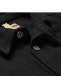 Nigel Cabourn Cpo Wool Blend Shirt Jacket