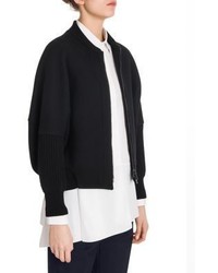 Jil Sander Wool Zip Front Jacket