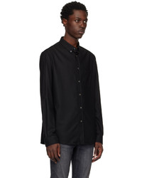 Frame Black Collared Shirt