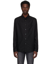 Frame Black Collared Shirt