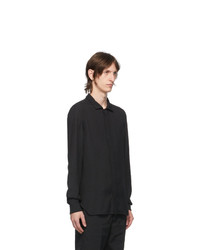 Rick Owens Black Office Shirt