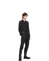 Rick Owens Black Office Shirt