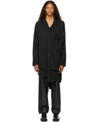 Sulvam Black Wool Classic Shirt