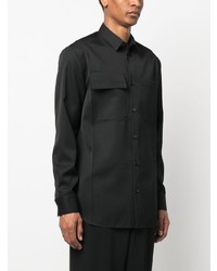 Jil Sander Long Sleeve Wool Shirt