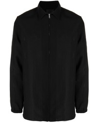 Givenchy Zip Front Wool Blend Shirt