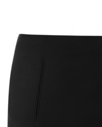 Paul Smith Black Wool Mini Skirt With Vertical Pockets