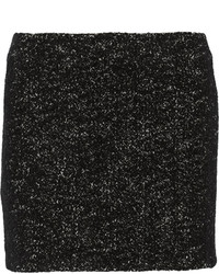 Alice + Olivia Sold Out Wool And Cotton Blend Boucl Mini Skirt