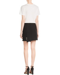 Thierry Mugler Mugler Asymmetric Virgin Wool Mini Skirt