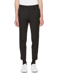DSQUARED2 Black Chic Zip Trousers
