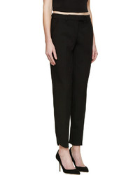 Christopher Kane Black Curved Cuff Trousers