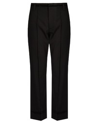 Marc Jacobs Bowie Mid Rise Cropped Wool Trousers