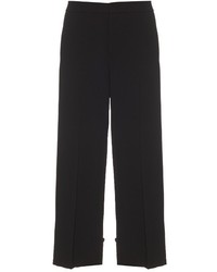 Vince Cropped Wool Crepe Trousers