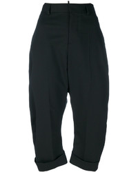 Dsquared2 Loose Fit Cropped Tailored Trousers
