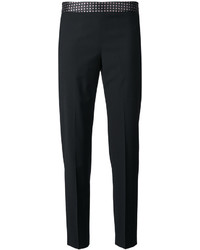 Paul Smith Ps By Patterned Waistband Cropped Trousers