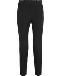 Givenchy Straight Leg Pants In Black Grain De Poudre Wool