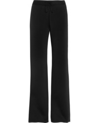Bottega Veneta Stretch Wool And Silk Blend Track Pants Black