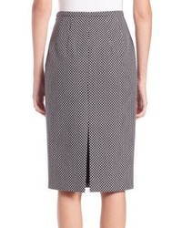 Michael Kors Michl Kors Collection Cotton Wool Jacquard Pencil Skirt