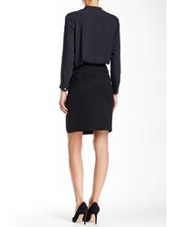 The Kooples Two Tone Wool Blend Skirt