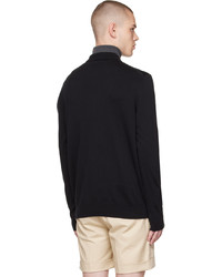 Fred Perry Black Long Sleeve Polo