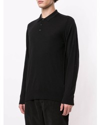 Transit Long Sleeve Wool Polo Shirt