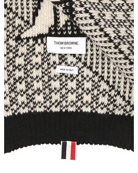 Thom Browne Penguin Mohair Wool Jacquard Scarf