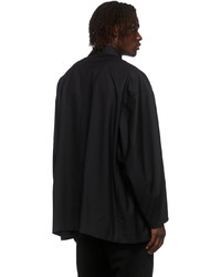 N. Hoolywood Black Balmacaan Jacket